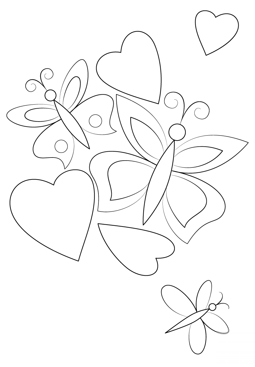 Hearts and Butterflies