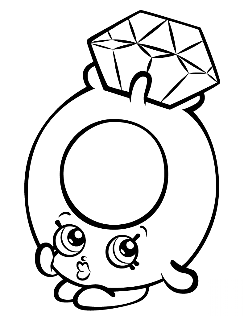 Roxy Ring with Diamond Shopkin