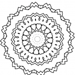 Mandala with Hearts