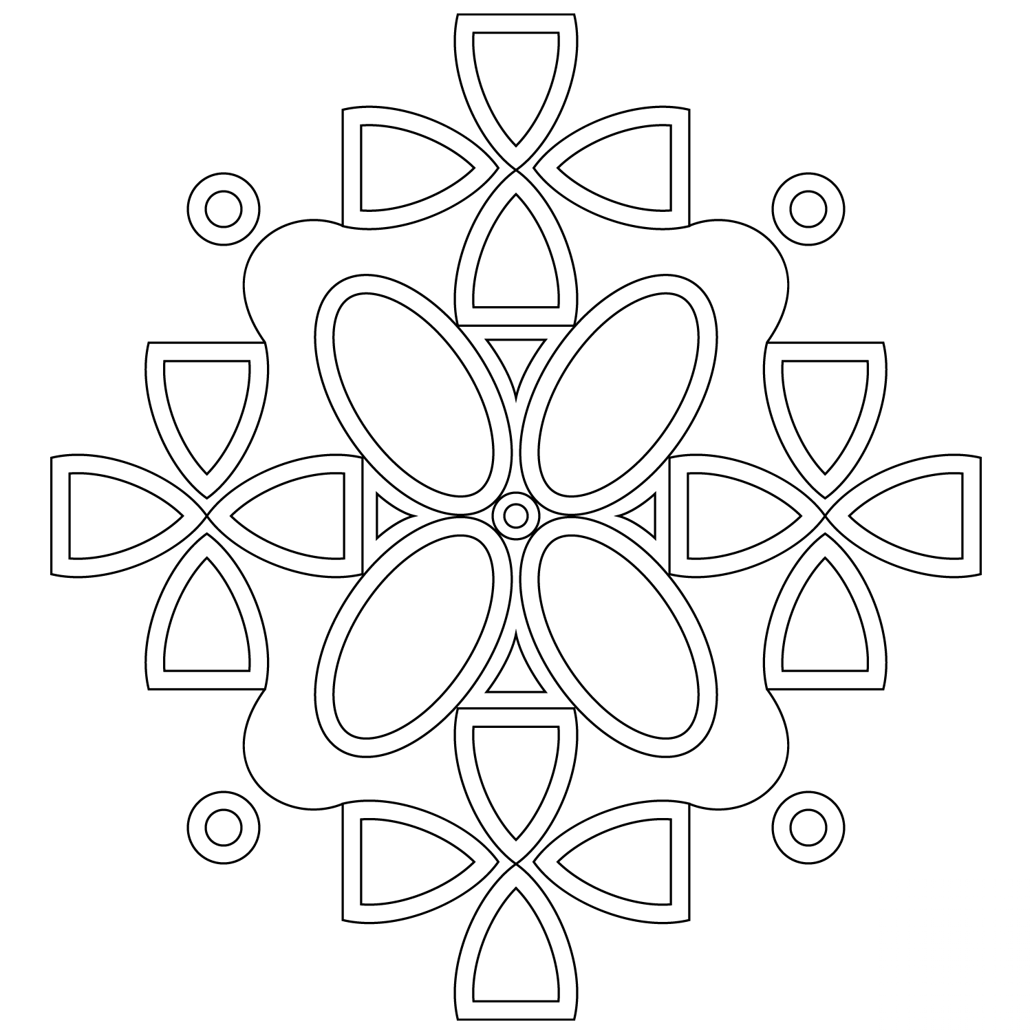 Symmetric Mandala