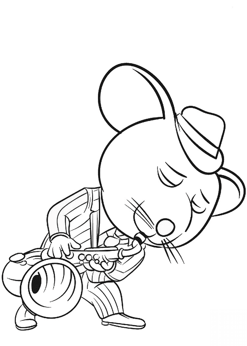 Mike Playing Saxophone