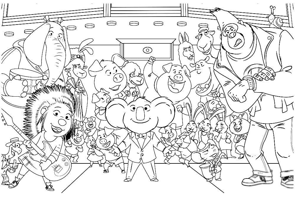 Sing Movie Characters