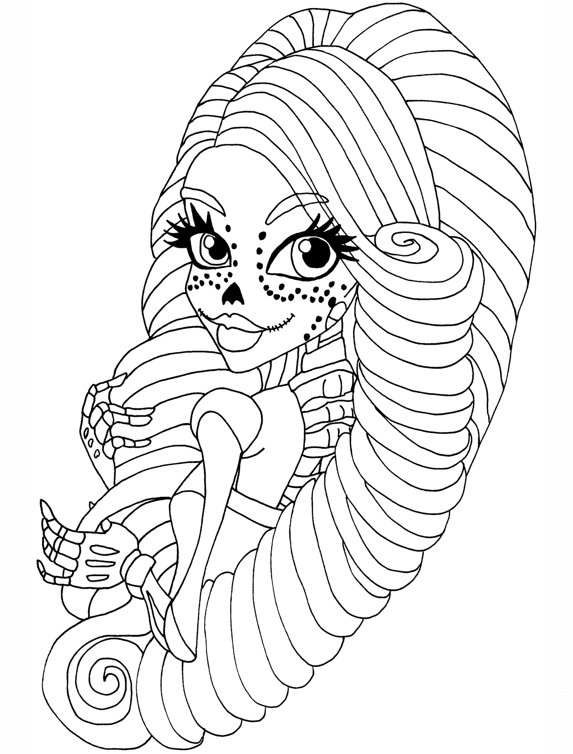 kolorowanka Skelita Calaveras