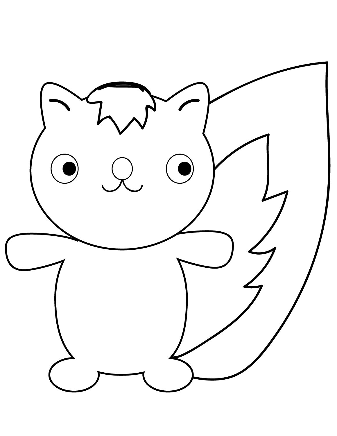 Cartoon Skunk