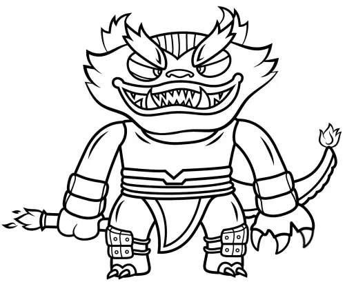 kolorowanka Skylanders