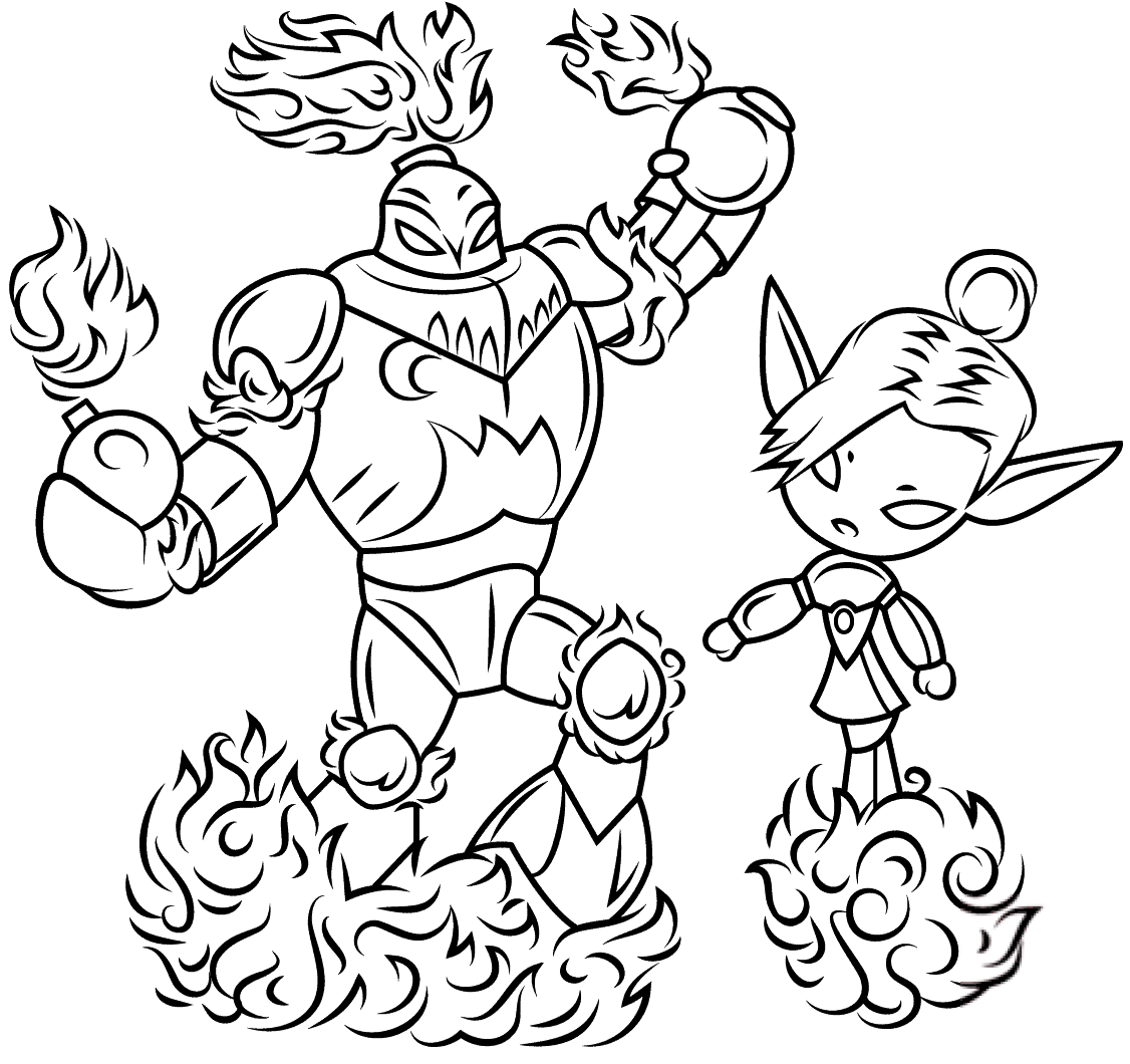 Skylanders Blast Zone and Mini Jini