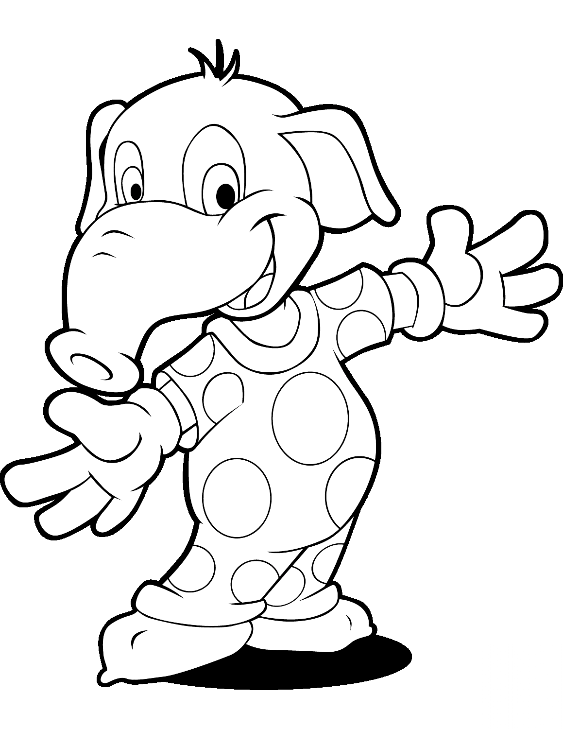 Cute Cartoon Elephant