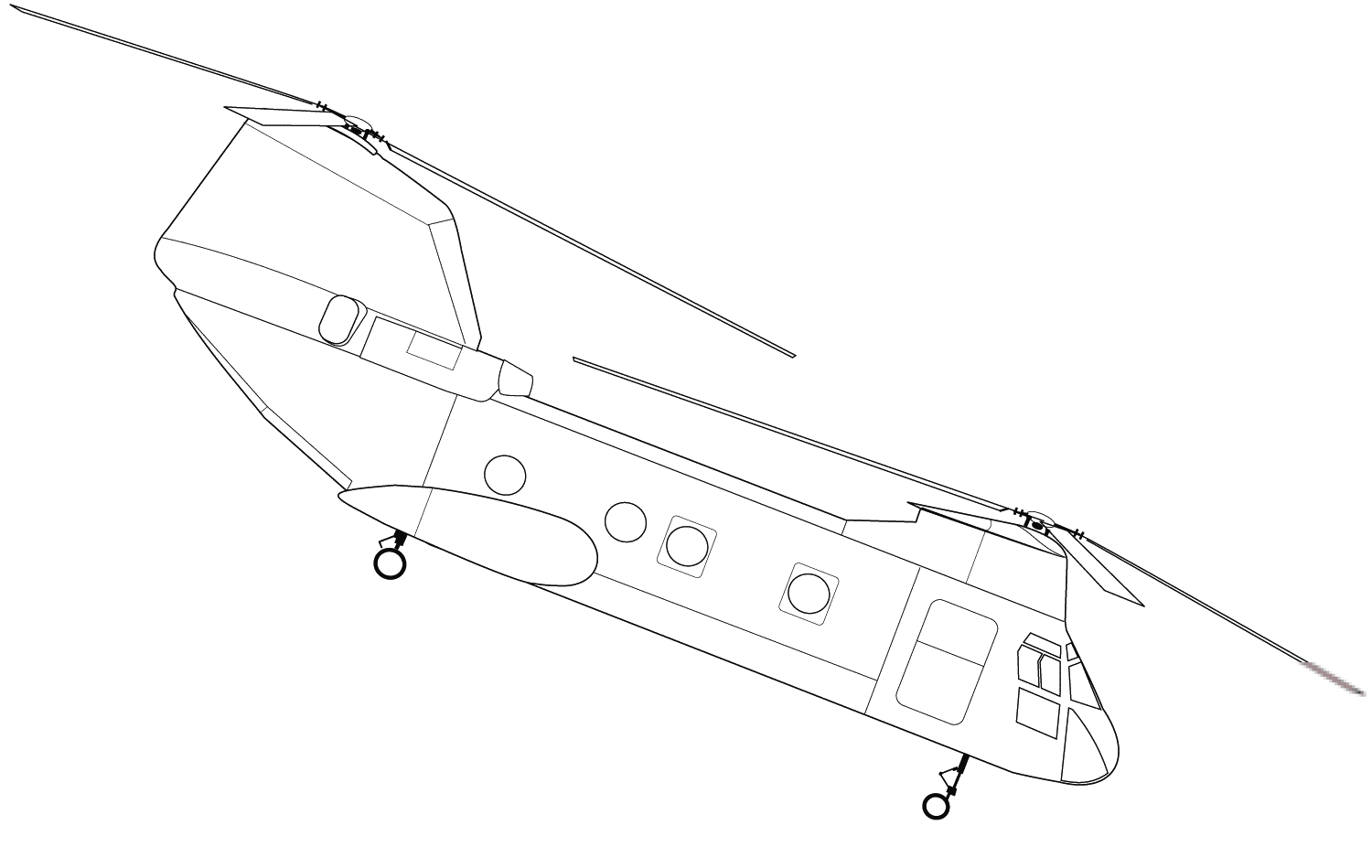 Helikopter Boeing CH-46 Sea Knight