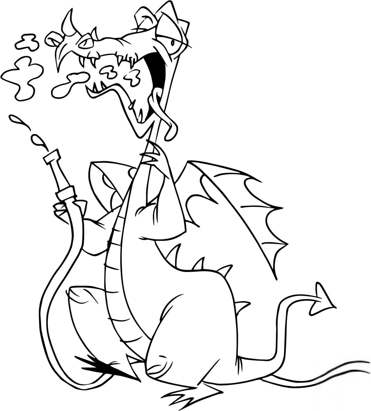 Smok z hydrantem