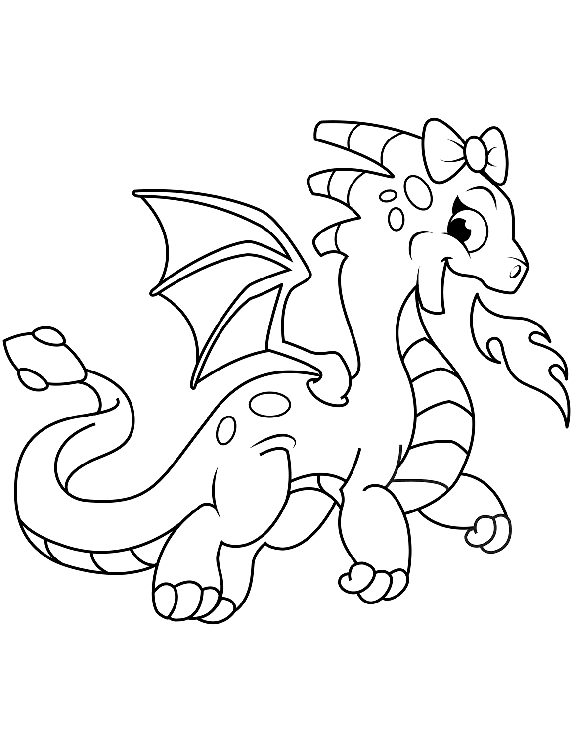 Cute Dragon Breathing Fire