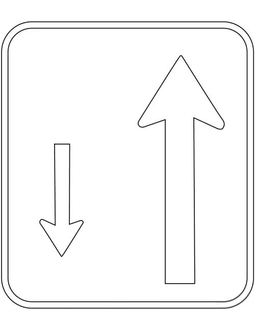 kolorowanka South Korea Road Signs