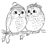 Couple of Cute Owls