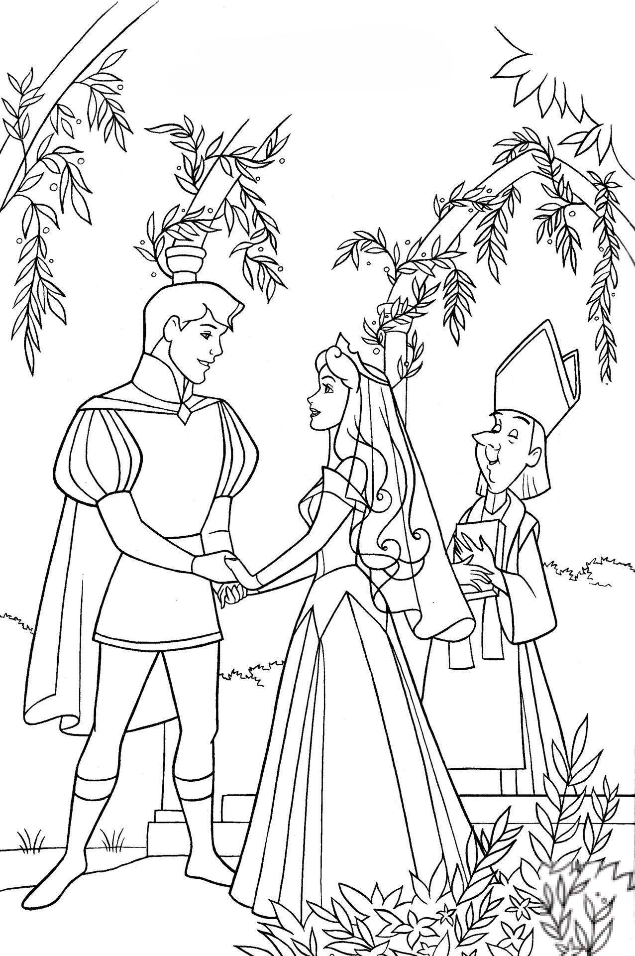 Aurora and Phillip Holds Hands