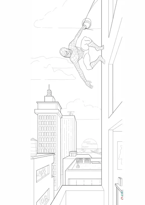 kolorowanka Spiderman