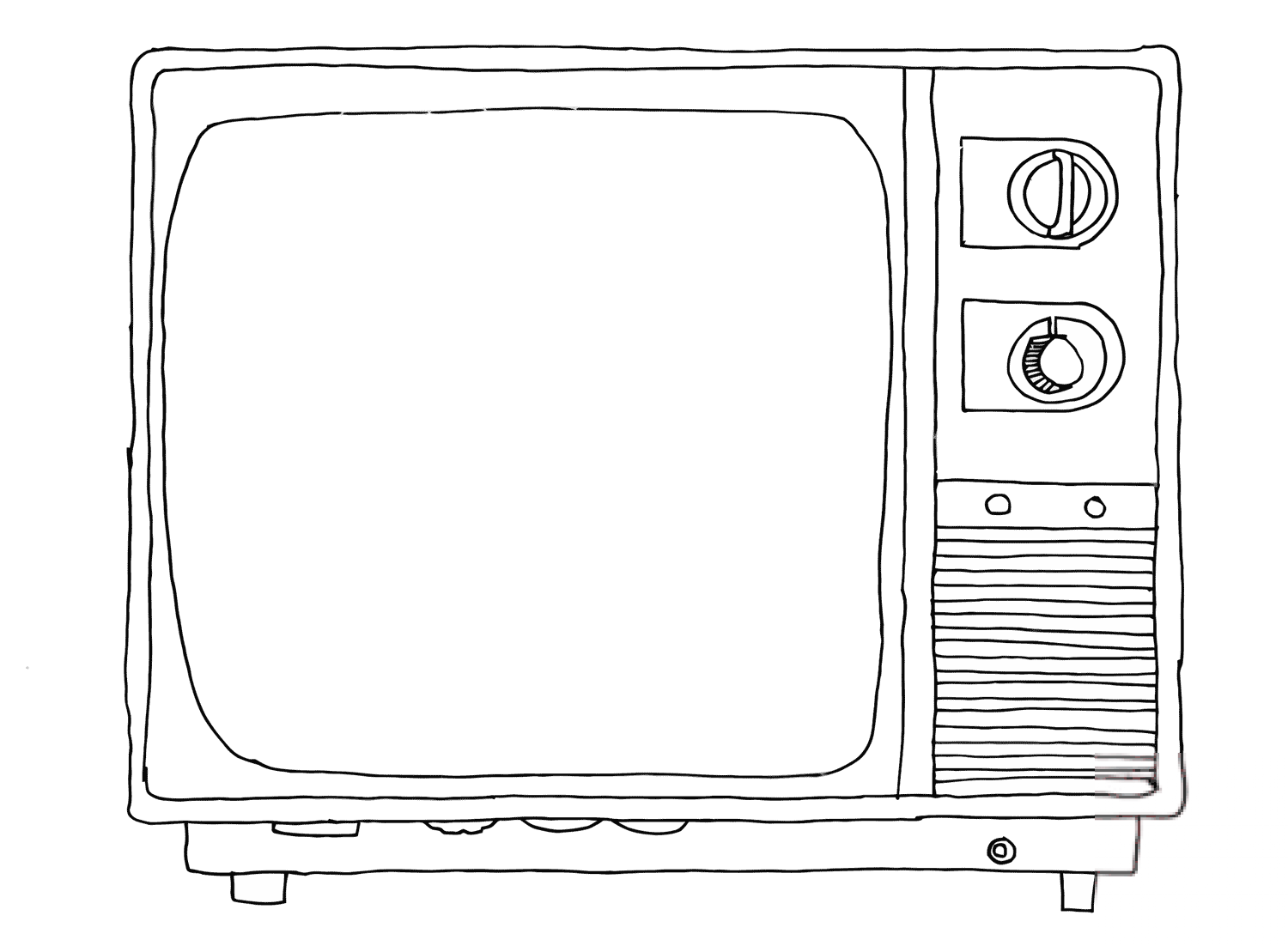 Starodawny telewizor