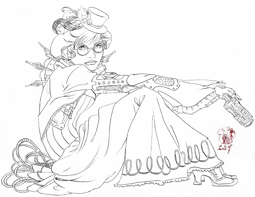 Steampunk Lady