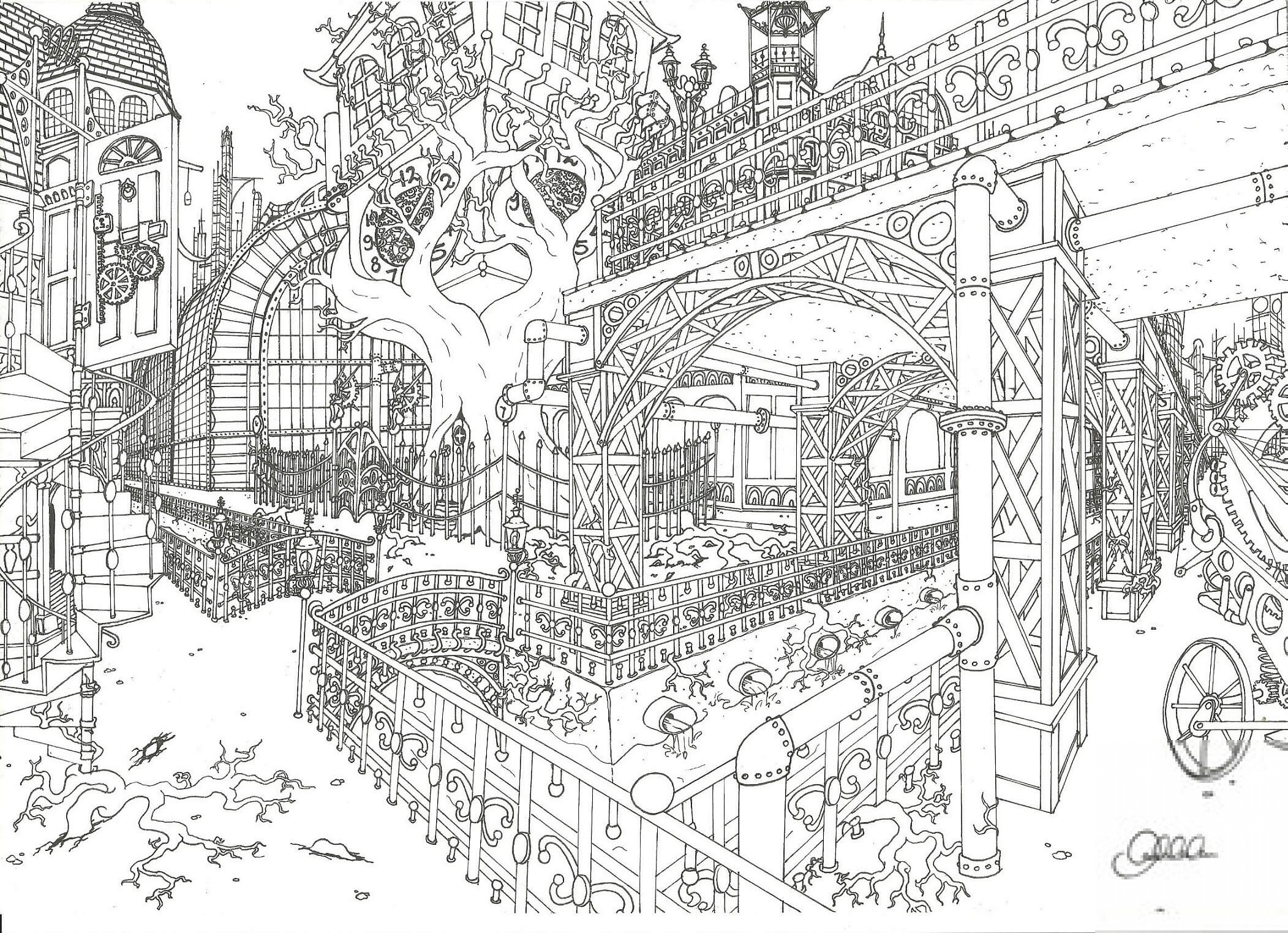 Miasto Steampunk inspirowane przez...