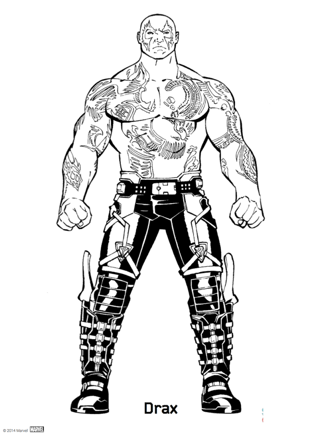 Drax from Guardians of the Galaxy