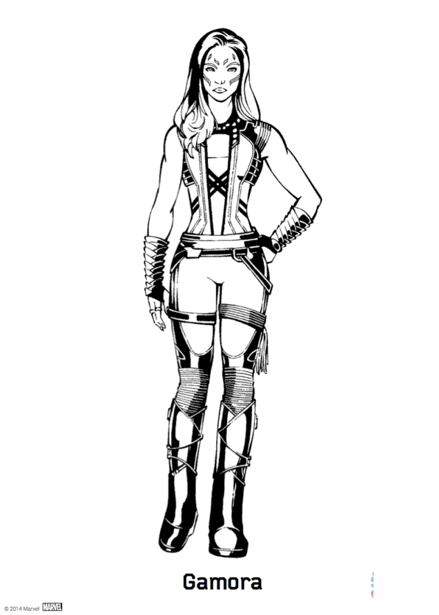 Gamora from Guardians of the Galaxy