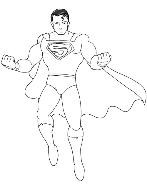 kolorowanka Superman