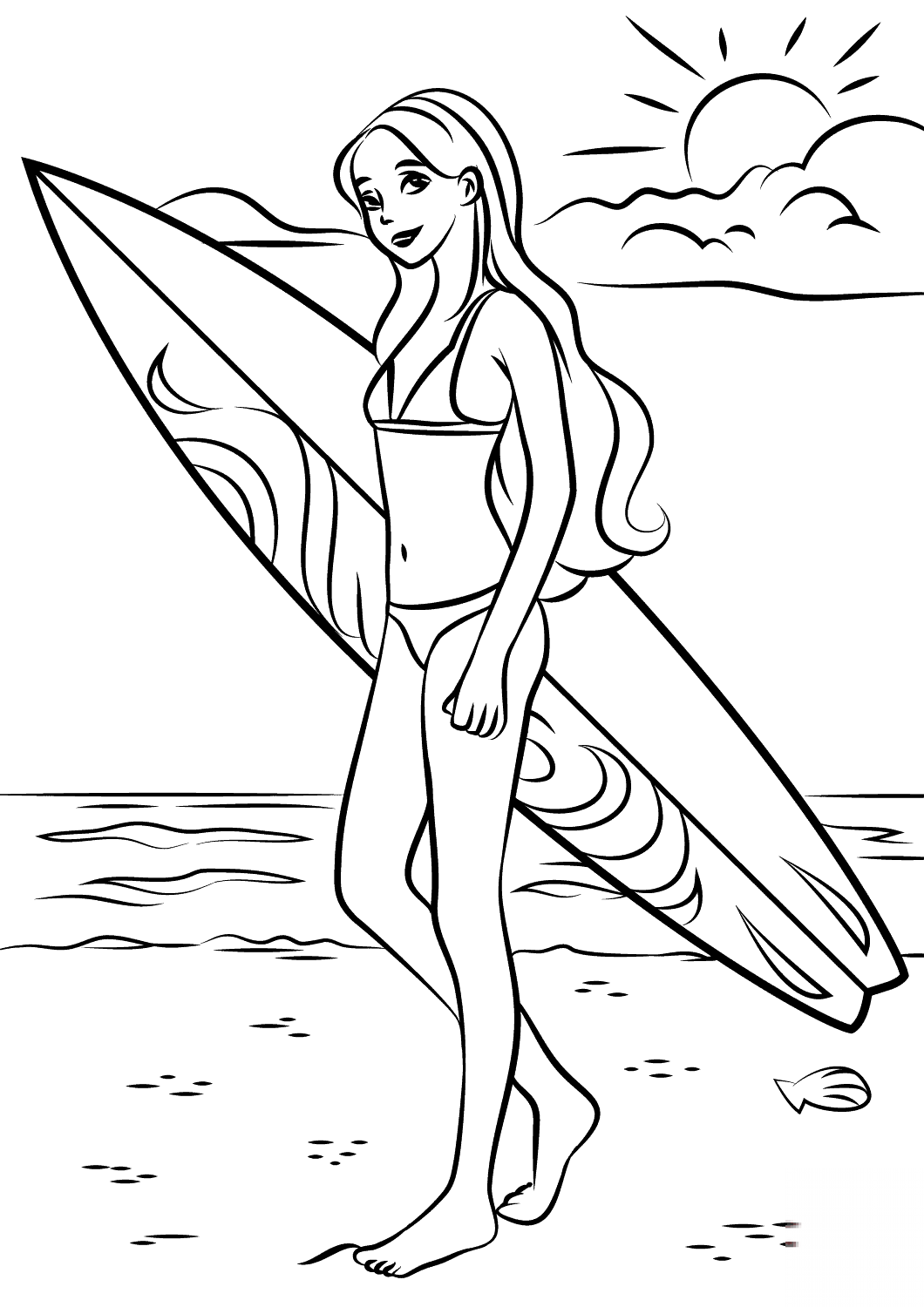 Barbie Surfer