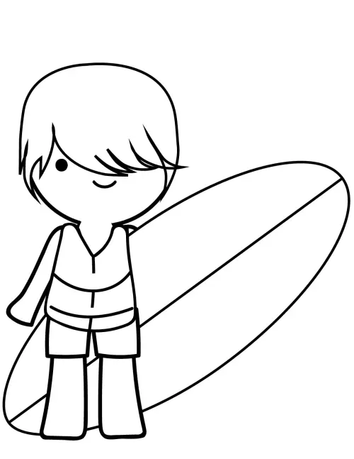 kolorowanka Surfing