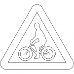 "Cyclists" Sign in Sweden