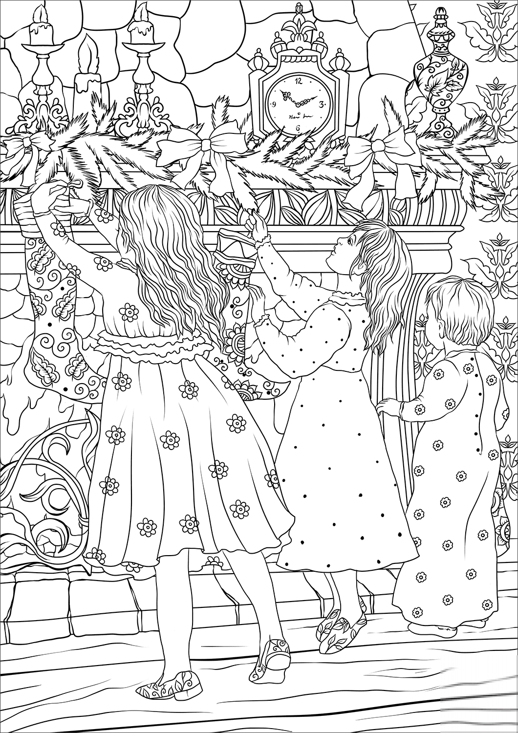 The Children Hanging the Stocking...