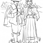 New England Puritan Couple