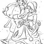 Pilgrim Boy and Girl Carrying...