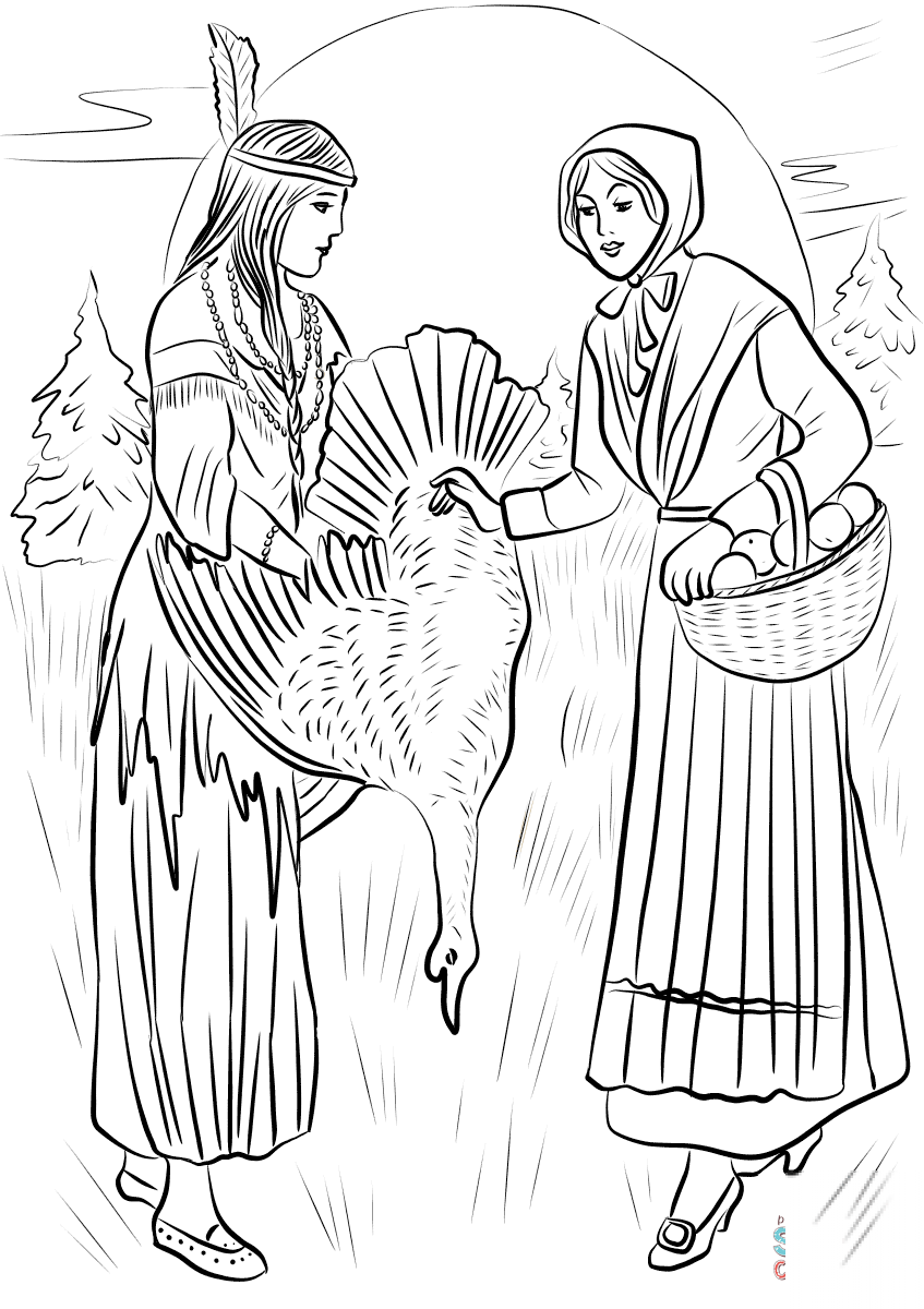 Native American Woman Sharing...