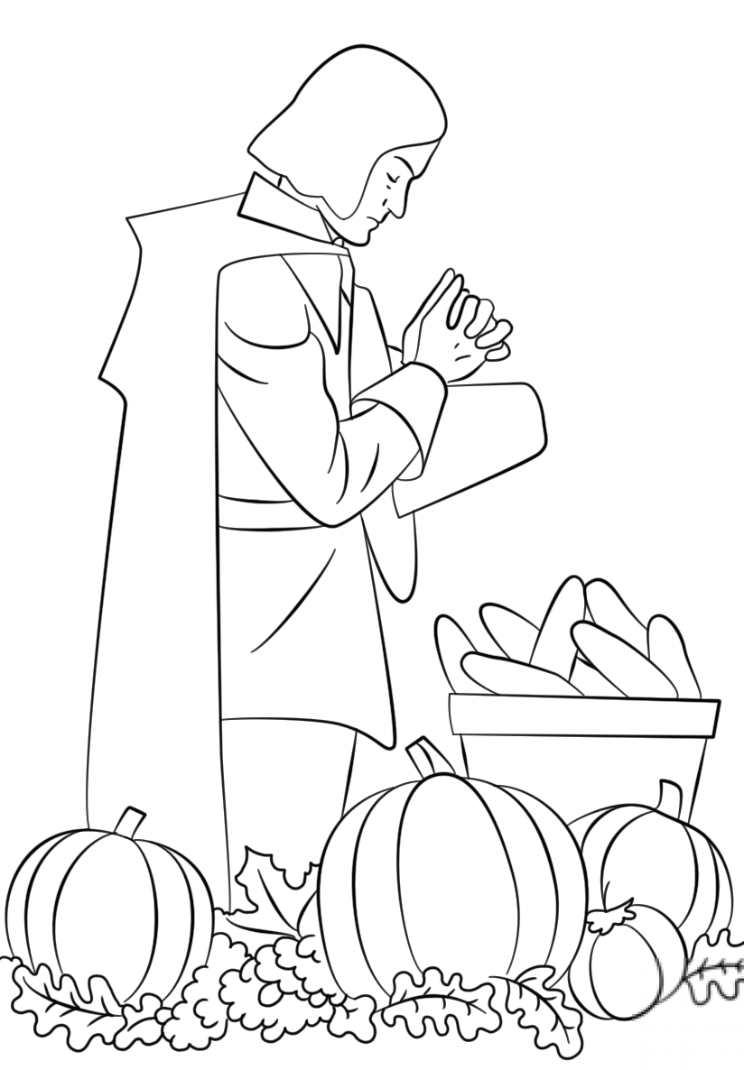 Pilgrim Praying