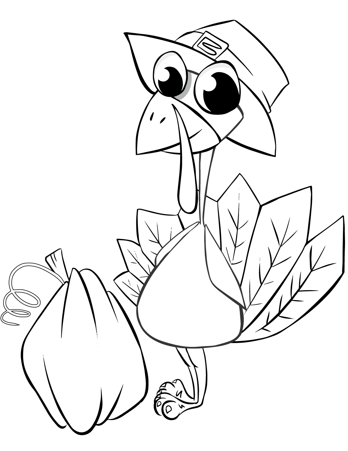 Thanksgiving Turkey with Pumpkin