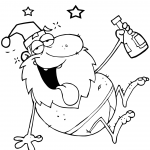 Drunk Santa Claus