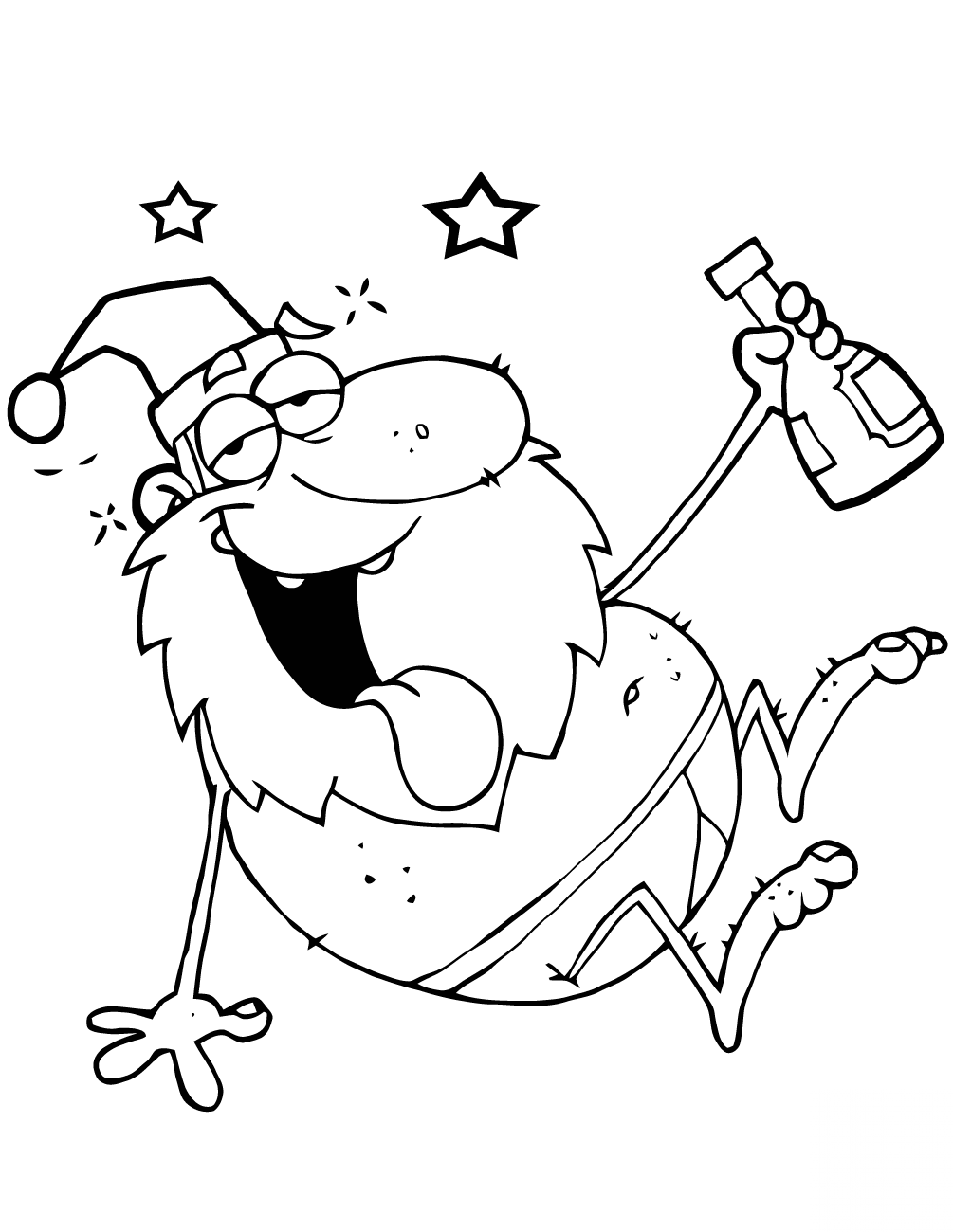 Drunk Santa Claus