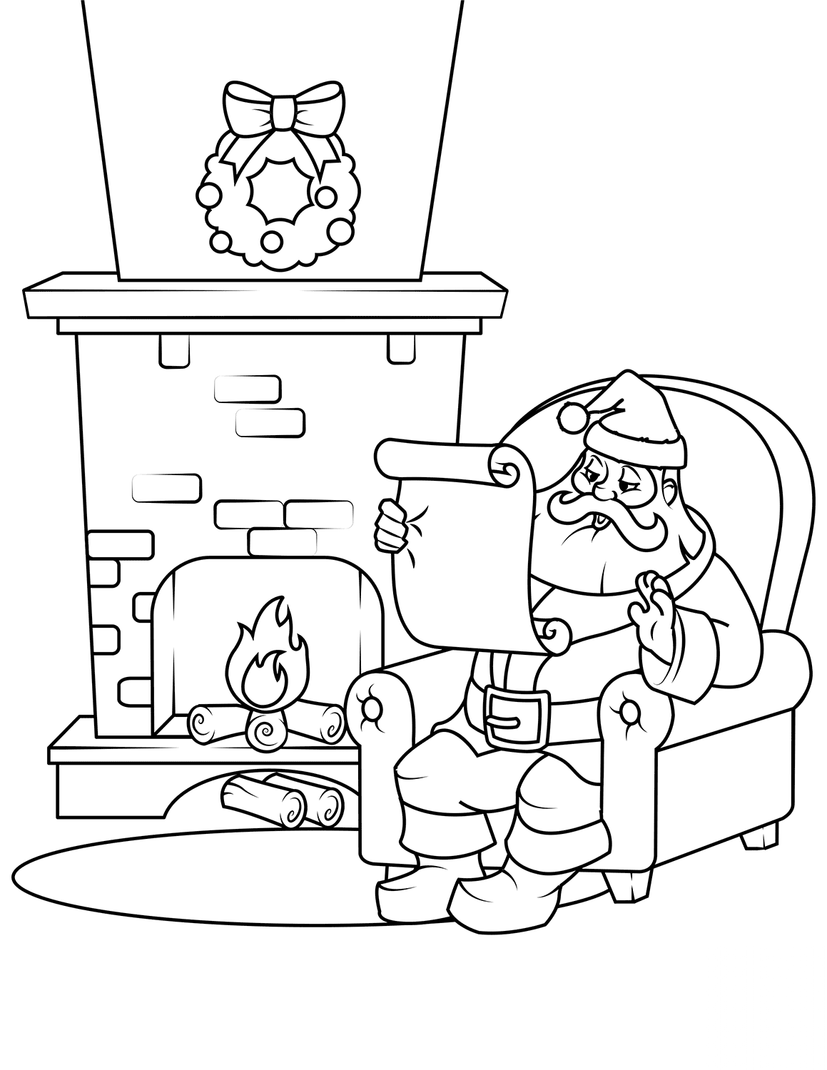 Santa Checking His List