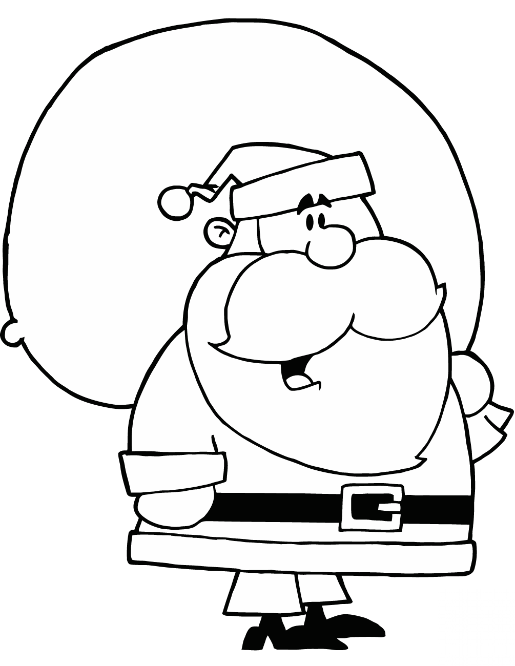 Santa with a Sack