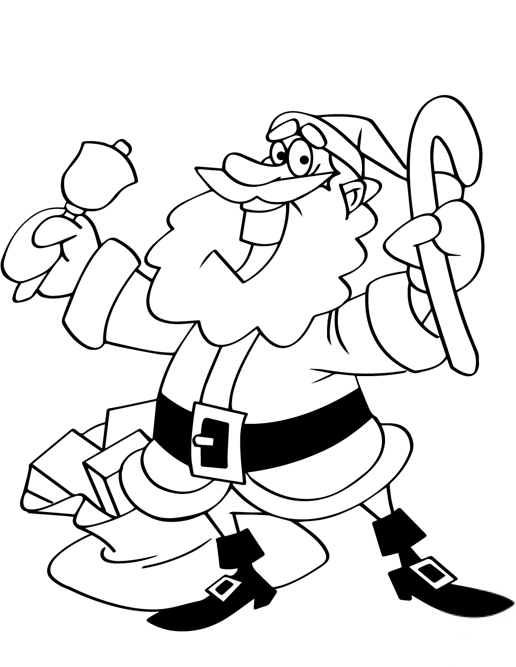 Santa Claus Giving Gifts
