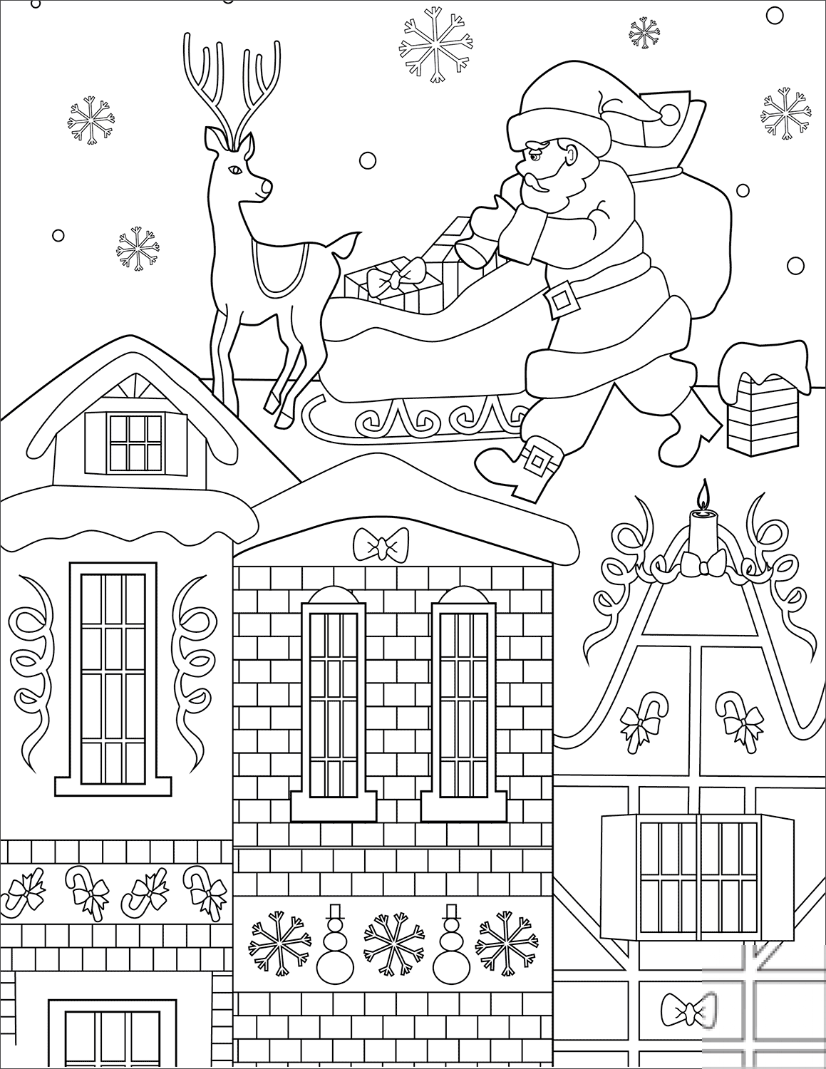 Santa on Rooftop
