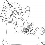 Santa on Sleigh