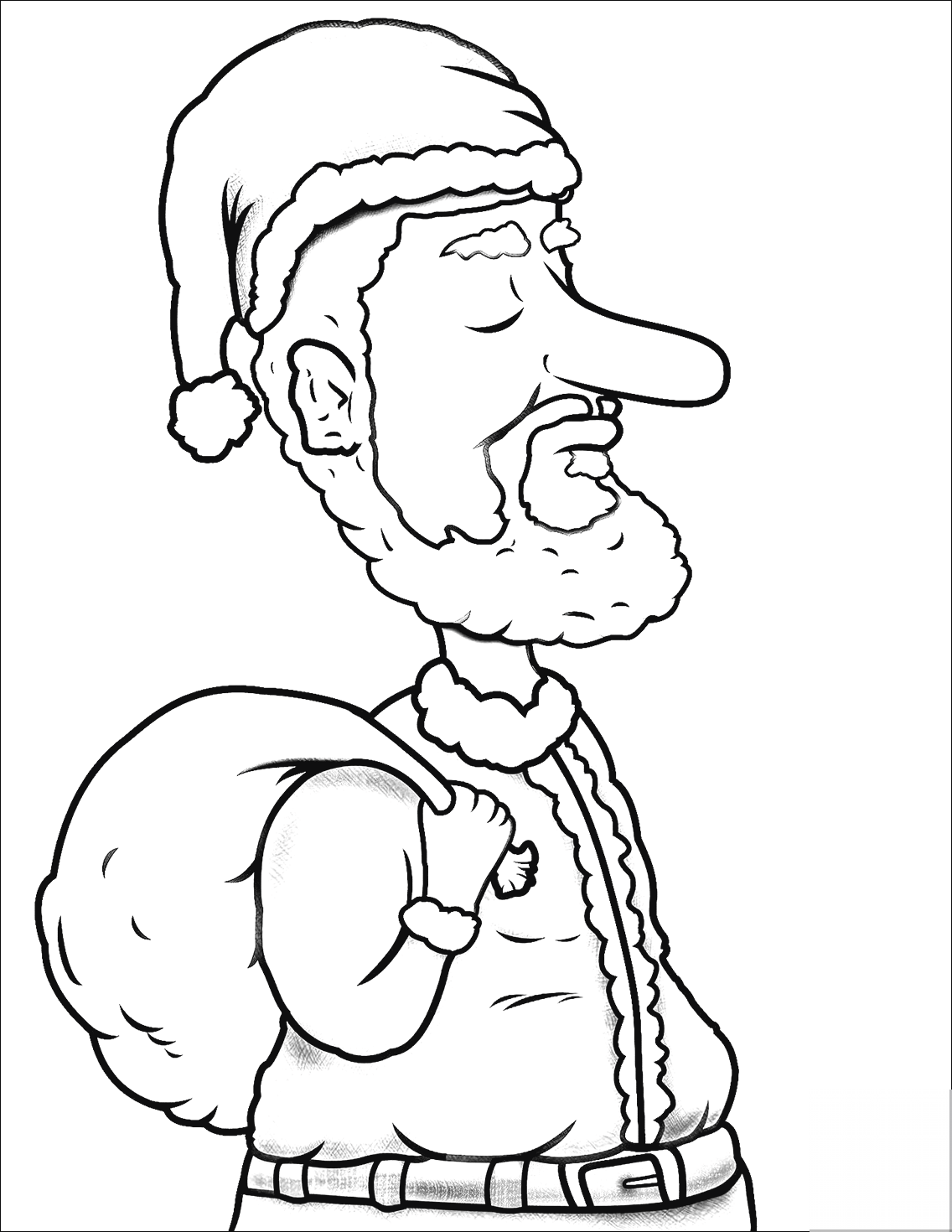 Hipster Santa