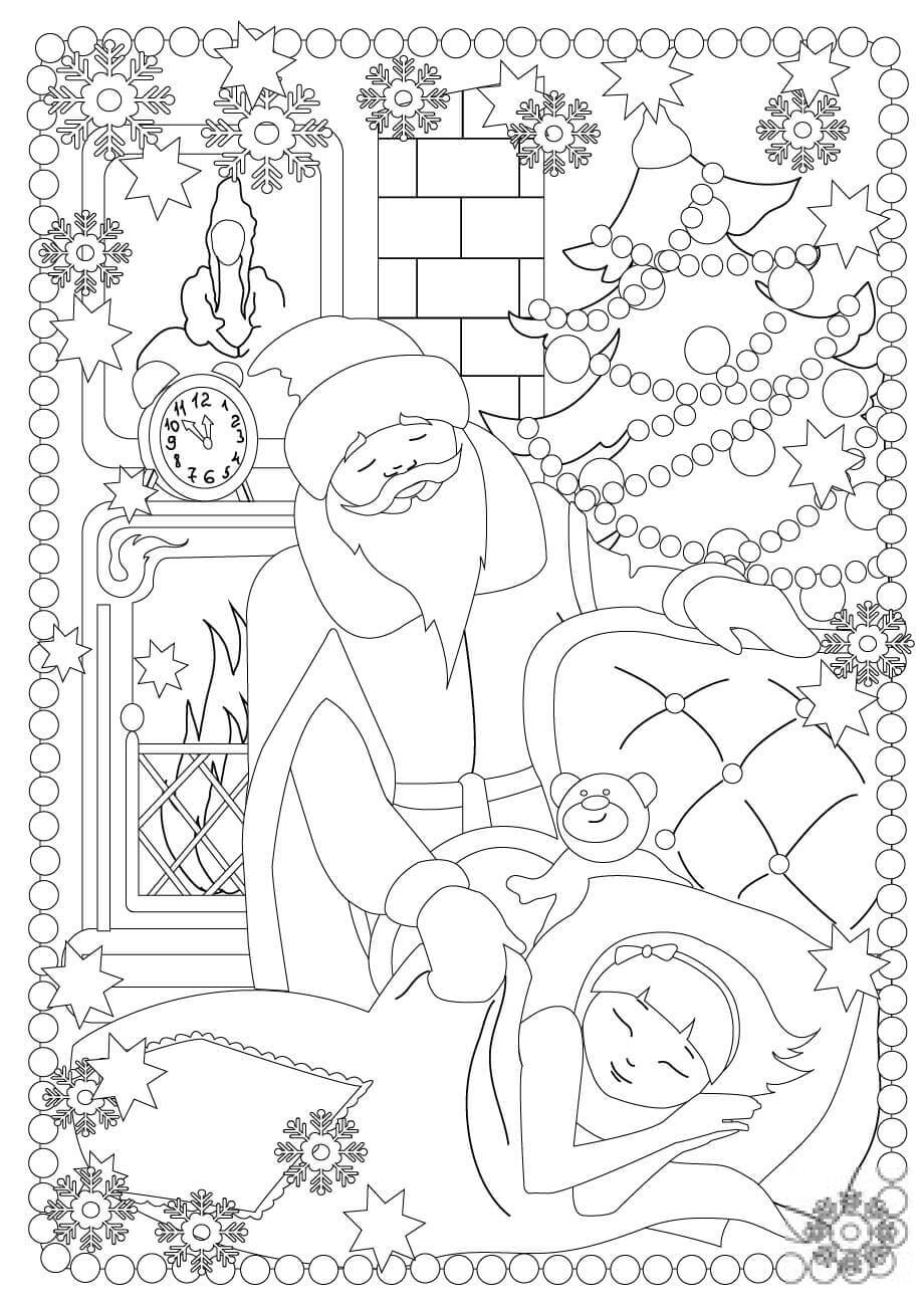 Santa Claus at Home