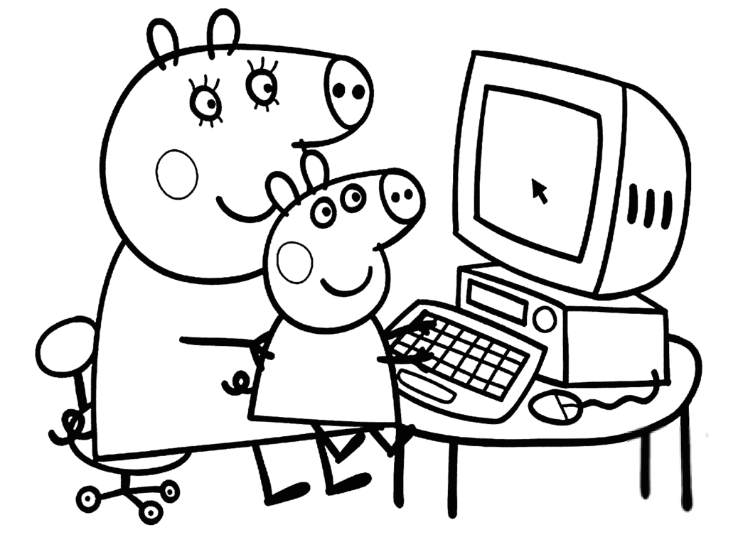 Peppa with Mummy