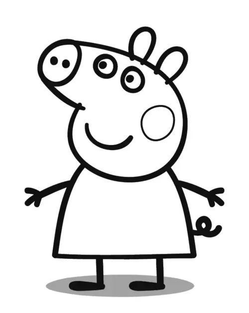 kolorowanka Świnka Peppa