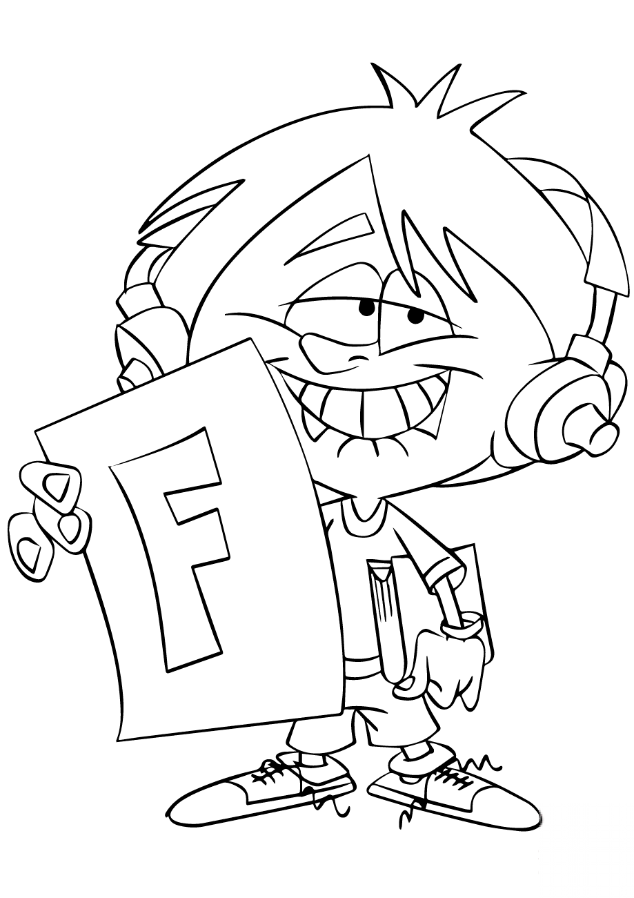 Child Holding up Report Card with...