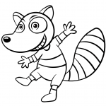 Cartoon Racoon