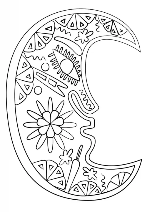 kolorowanka Sztuka Indian Huichol