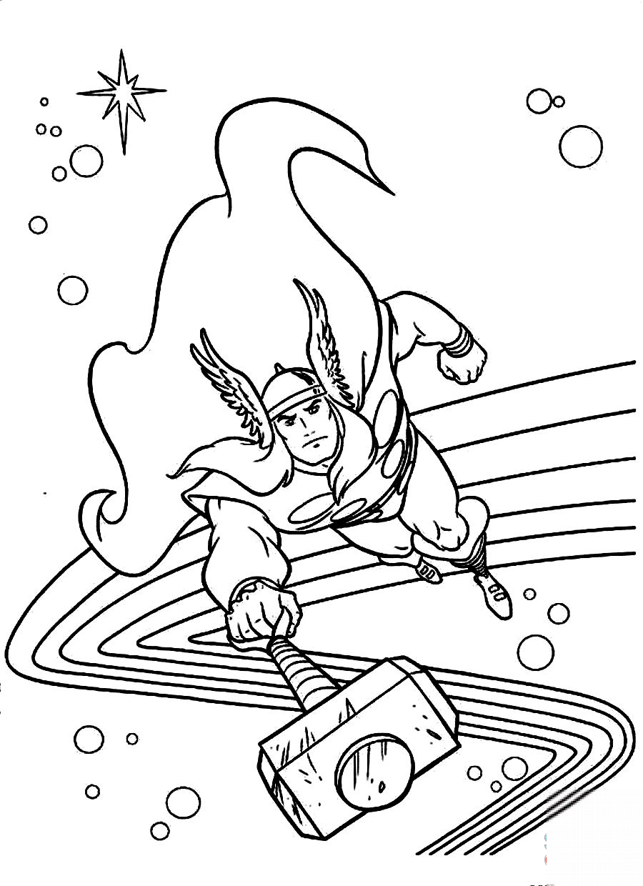 Flying Thor