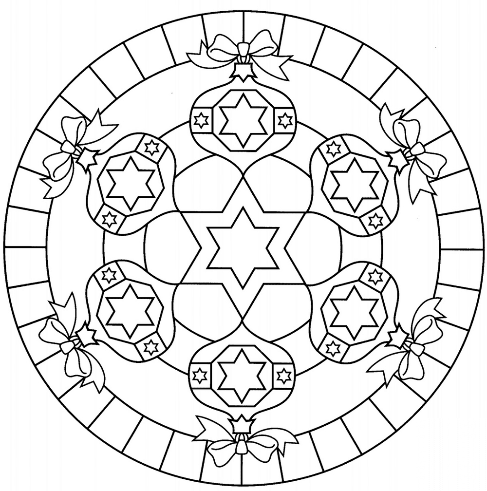 Mandala with Hexagrams