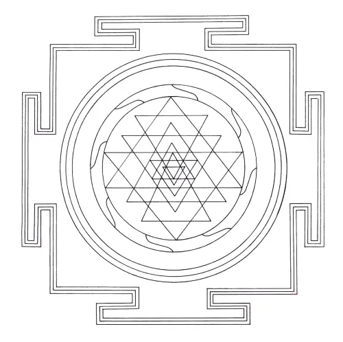 kolorowanka Tibetan mandalas